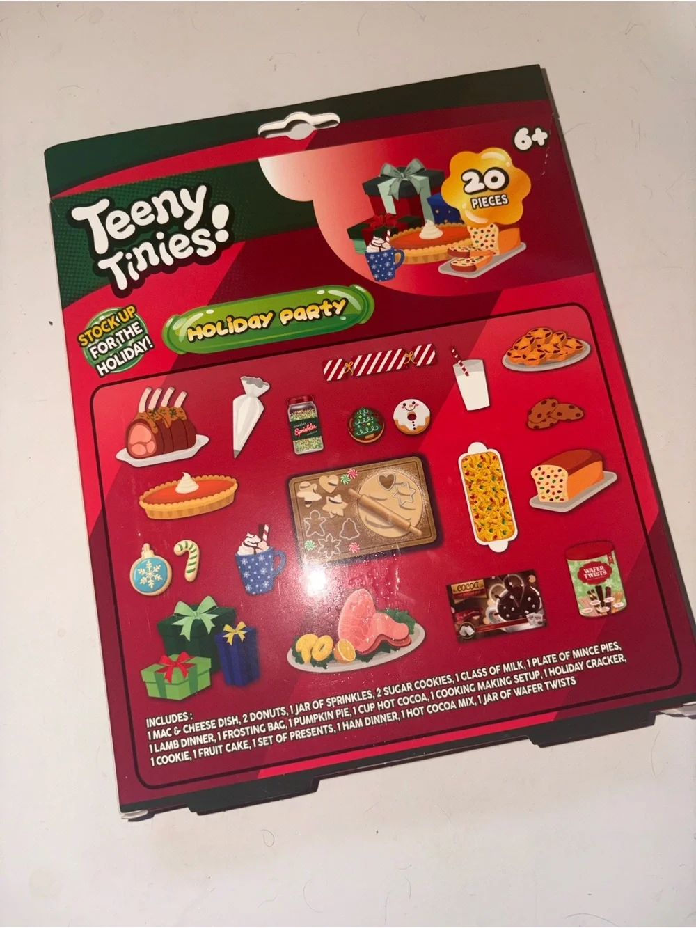 RMS Teeny Tinies Holiday Party 20-Piece Play Set